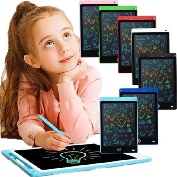 Lousa Mágica Tablet Infantil Para Escrita ou Desenho Magic Kid