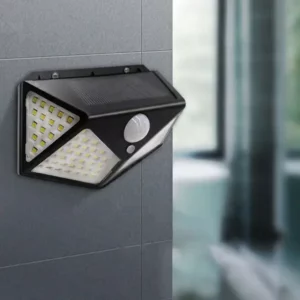 Luminaria Solar com Sensor De Movimento à Prova D'agua