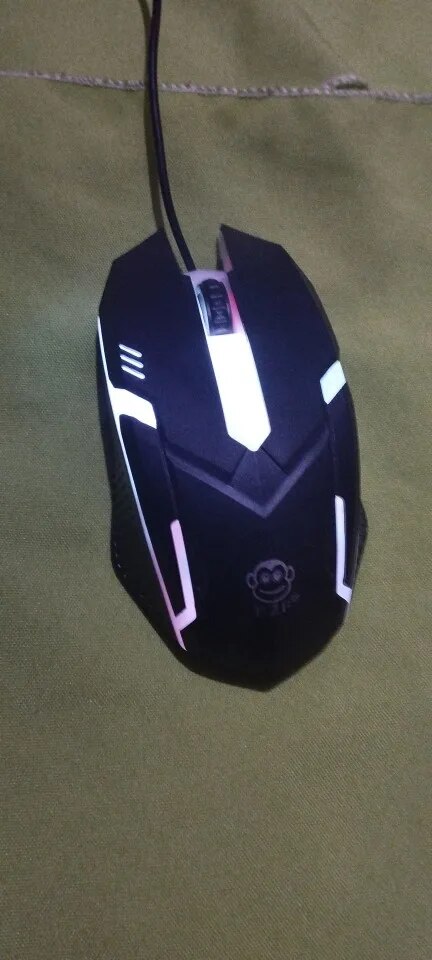 Mouse Gamer Usb 3200dpi Led Rgb Com Fio JX-M20