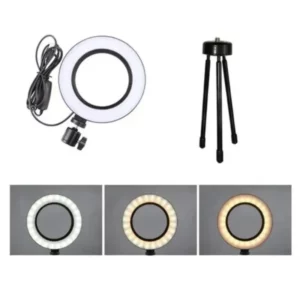 Ring Light Led Mesa Iluminador Pequena 6 Polegada IZELIGHT IZESHOP