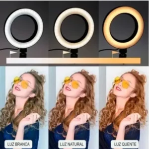 Ring Light Led Mesa Iluminador Pequena 6 Polegada IZELIGHT IZESHOP