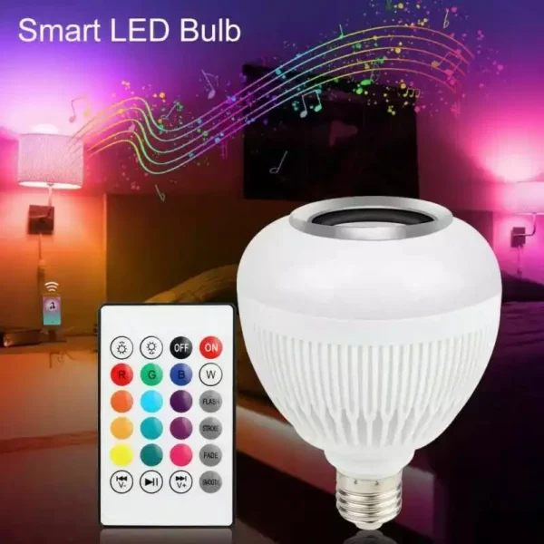 Caixa De Som Led Bluetooth Controle Remoto 12W IZELIGHTSOUND