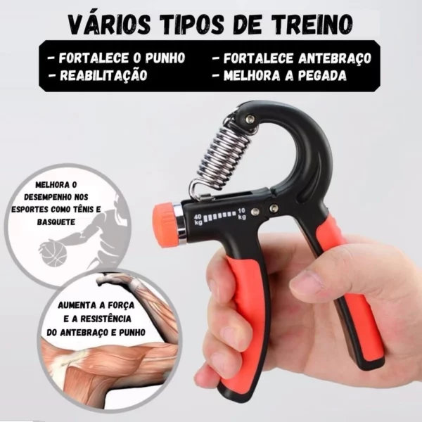 Flexor Punho Ajustável Hand Grip Mola IZESTRENGTH