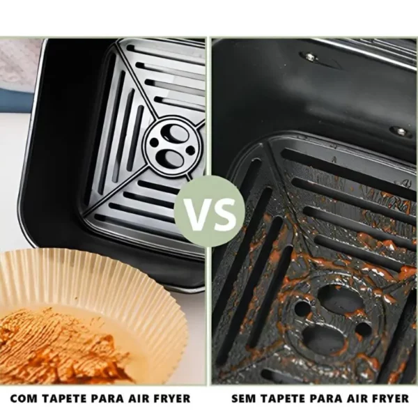 Kit 50 Formas Air Fryer Descartáveis IZECoat