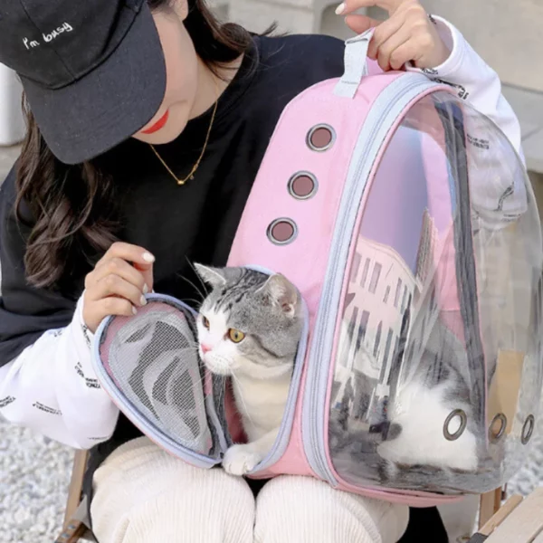 Mochila Transparente para Gato IZEPetVent