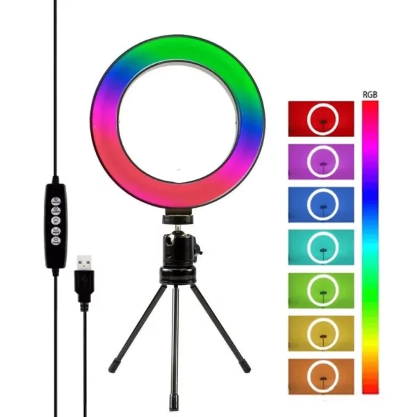 Ring Light Colorido Rgb com Tripé IZEGlow - Imagem 1