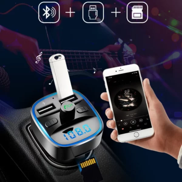 Carregador Bluetooth para Carro IZEFastCharge