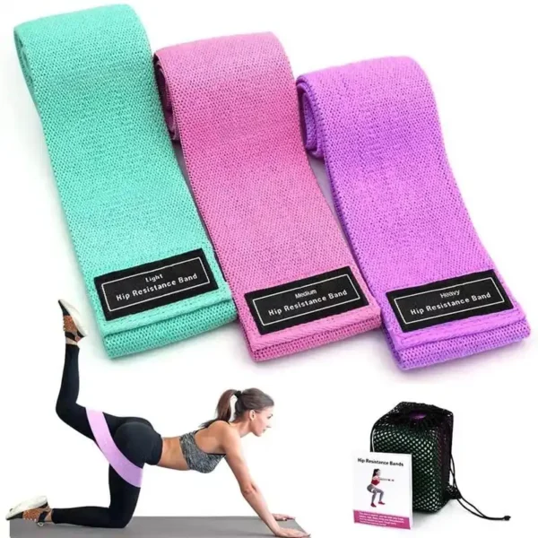 Kit Faixas Elásticas IZEYOGA RESISTANCE 3