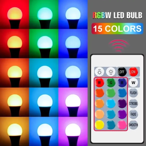 Lâmpada Bulbo Led Rgb IZELIGHT - Imagem 4