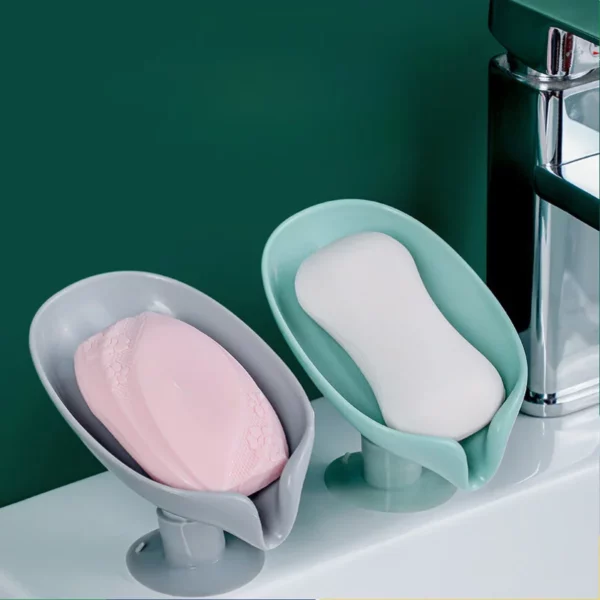 Saboneteira De Pia IZESOAP - Imagem 2 - Design auto-drenante para manter itens secos