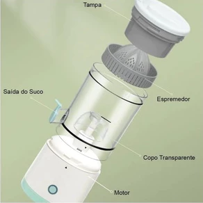 Espremedor de Frutas Elétrico Portátil Bivolt IZEJUICE PRO IZESHOP