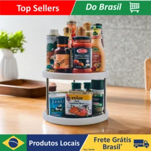 Organizador Giratório Cozinha IZESPICE RACK 2.0 IZESHOP