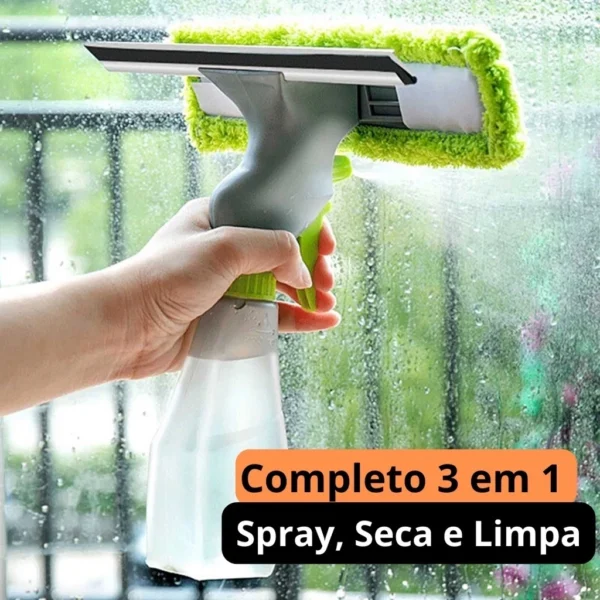 Rodo Borrifador Limpa Vidros e Superfícies 3 em 1 IZEWASH SPRAY IZESHOP